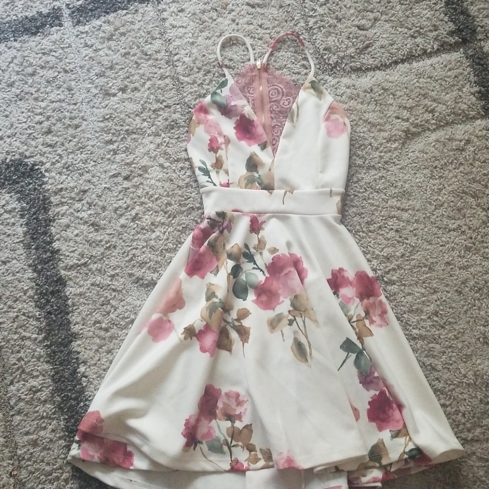 Fun and Flirty Flowery Dress